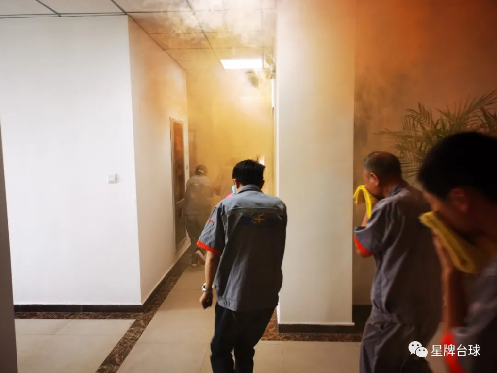 開展消防演練 筑牢安全防線——記星牌臺球“百日無事故”之消防演習活動