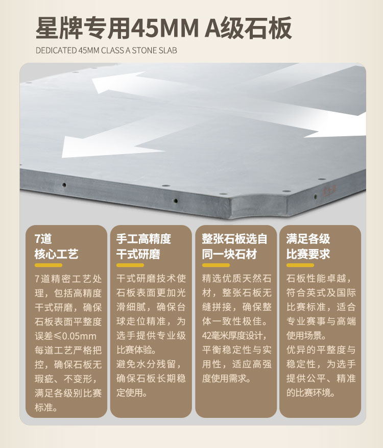 星牌英式臺球桌星鎧YF5型號
